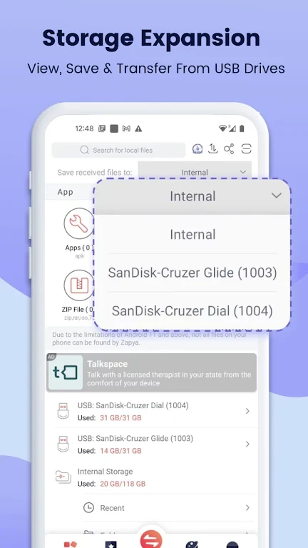 Baixar Zapya Apk