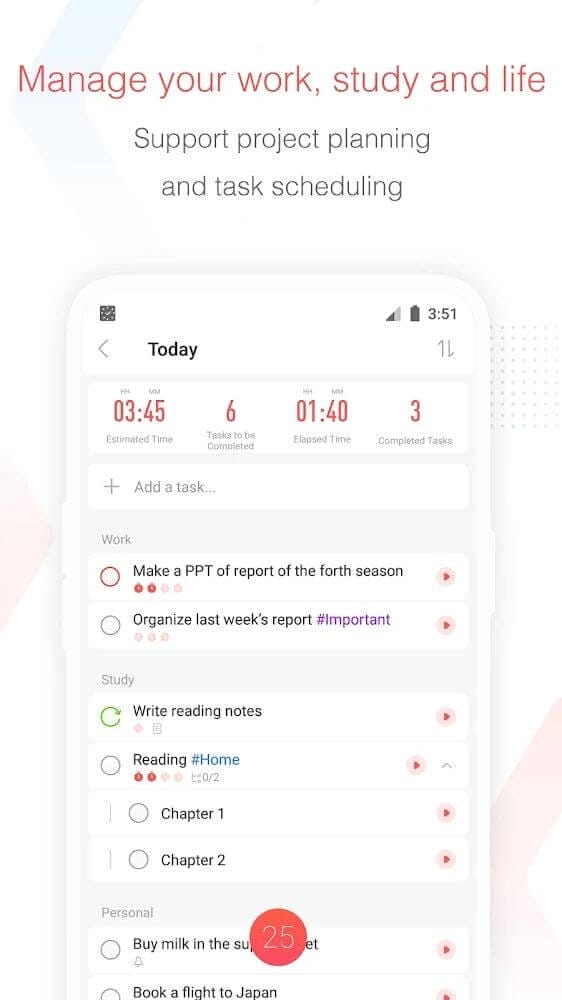 App Focus To do
