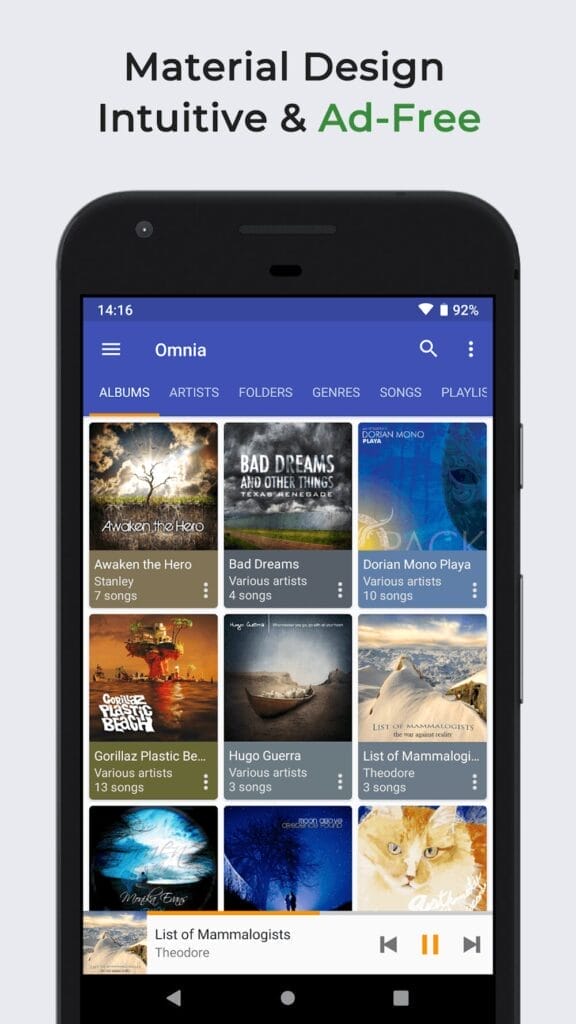 Download Omnia Music Player Premium Apk