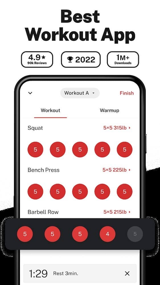StrongLifts Weight Lifting Log Mod Apk