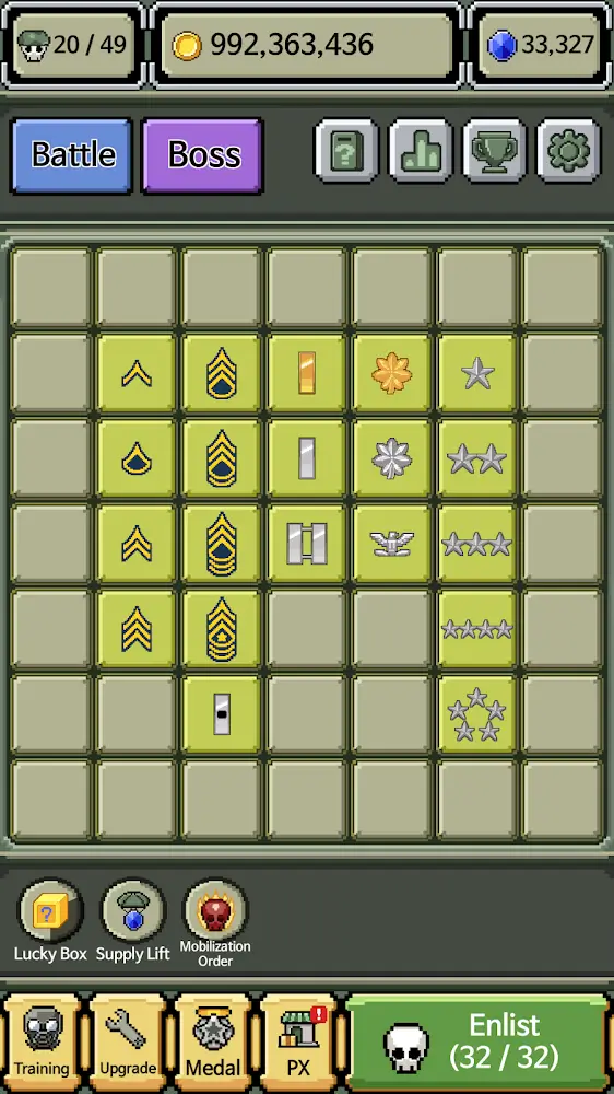 Raising Rank Insignia Mod Apk