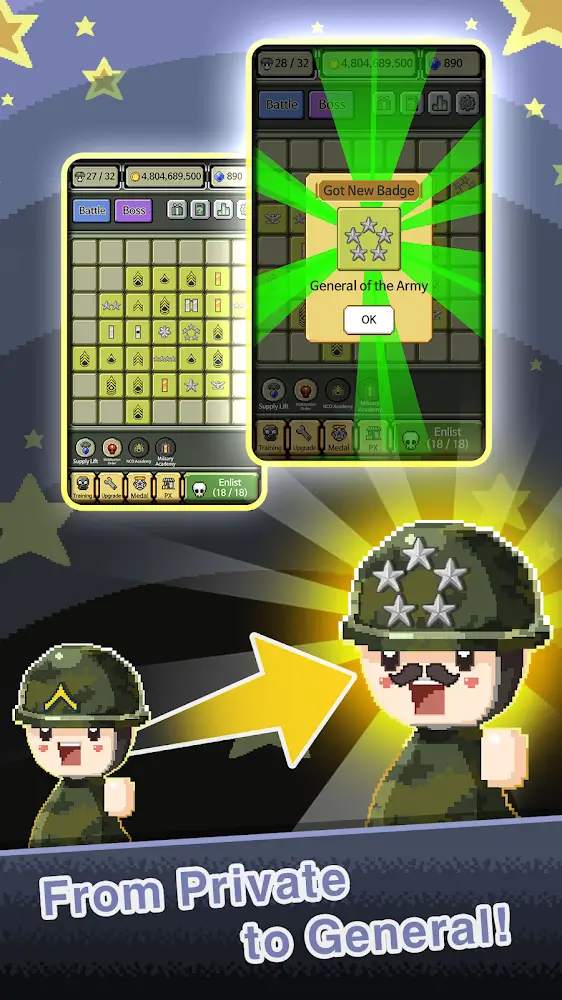 Raising Rank Insignia Android
