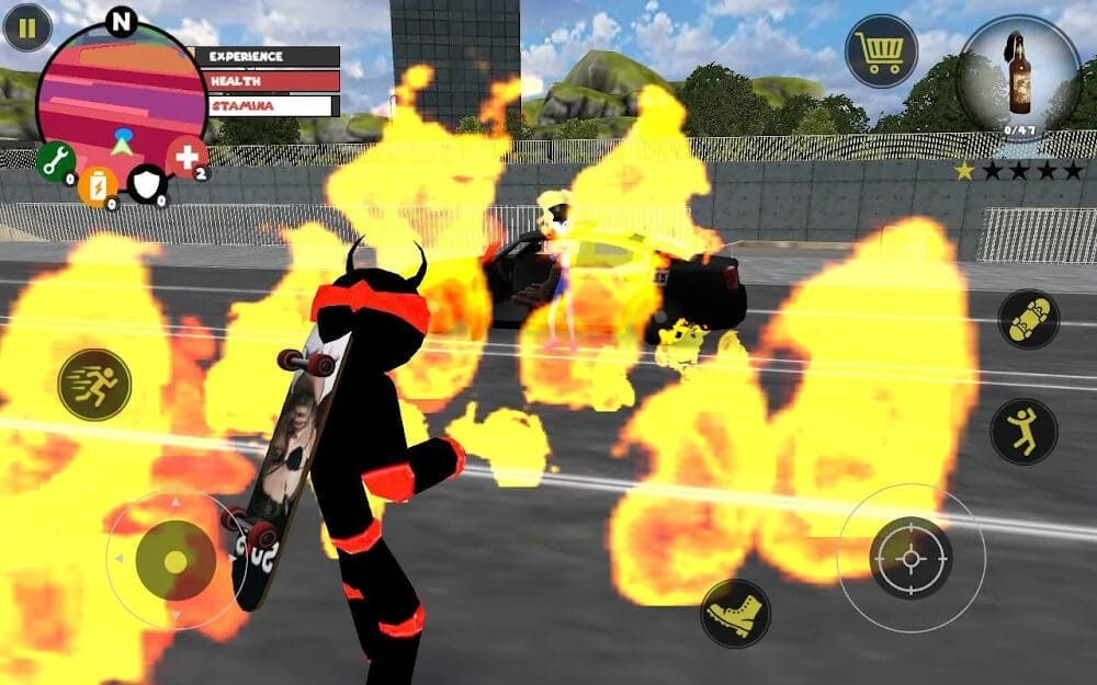 Stickman Rope Hero Apk Unlimited Money