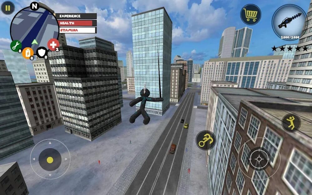 Stickman Rope Hero Mod Apk
