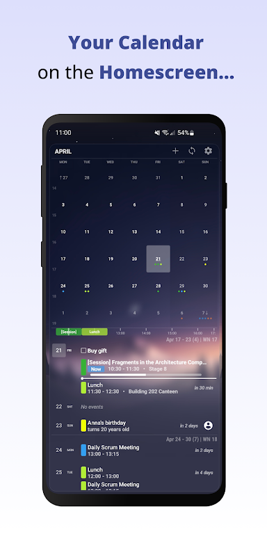 Your Calendar Widget Mod Apk