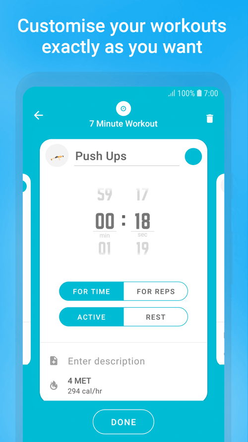 Android Exercise Timer