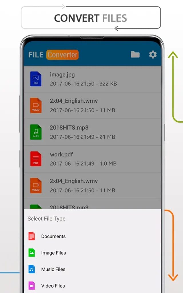 Files Converter music docs PDF Apk