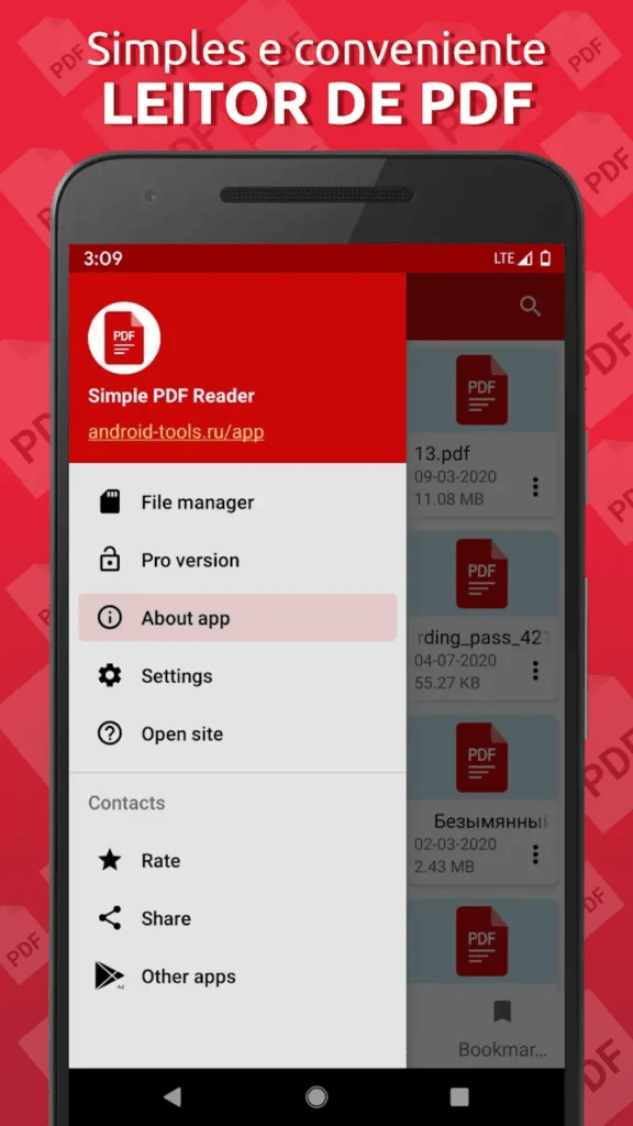 Leitor de PDF Simples Android
