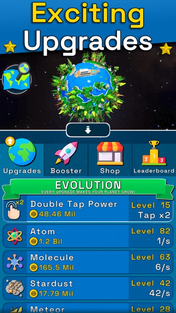 Planet Evolution Idle Clicker Mod Apk Unlimited Everything