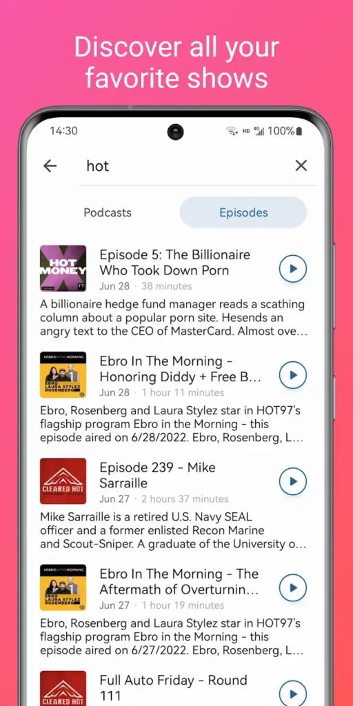 FocusPodcast Apk Mod