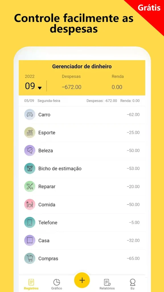 Gestor de Despesas e Orçamento App