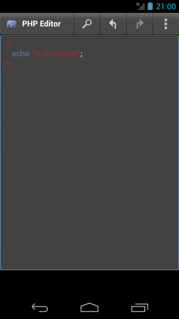 JavaScript Editor Android