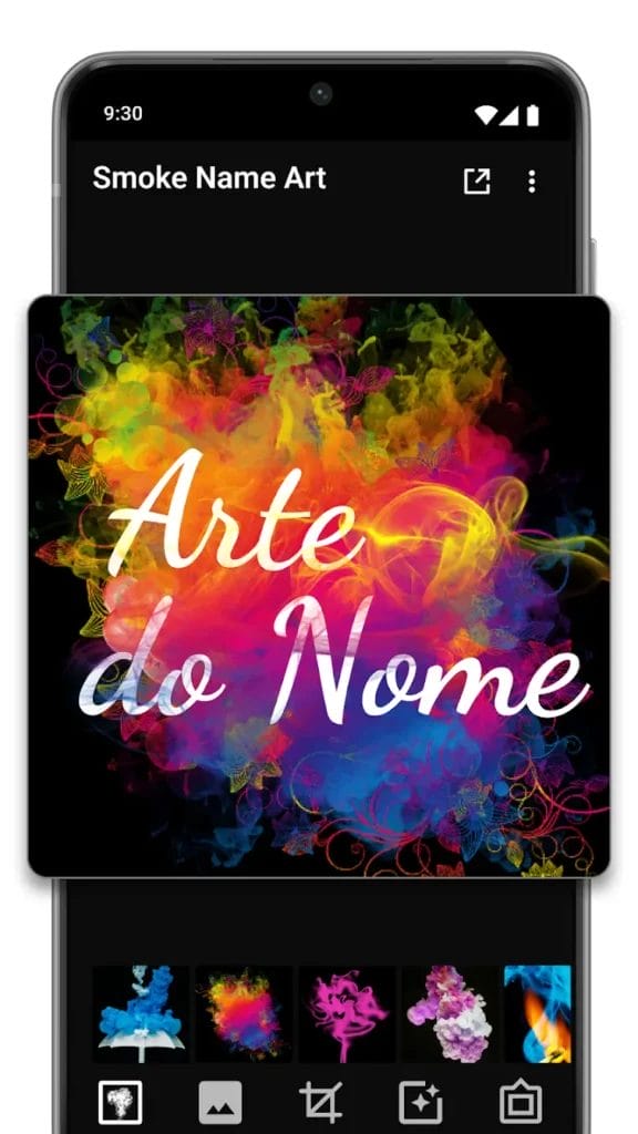 Smoke Name Art Maker Apk Mod