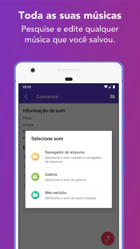 Editor de Música Cortador MP3 Apk Mod Download