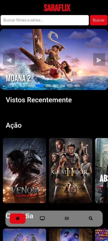 Saraflix Filmes e Séries Apk Mod