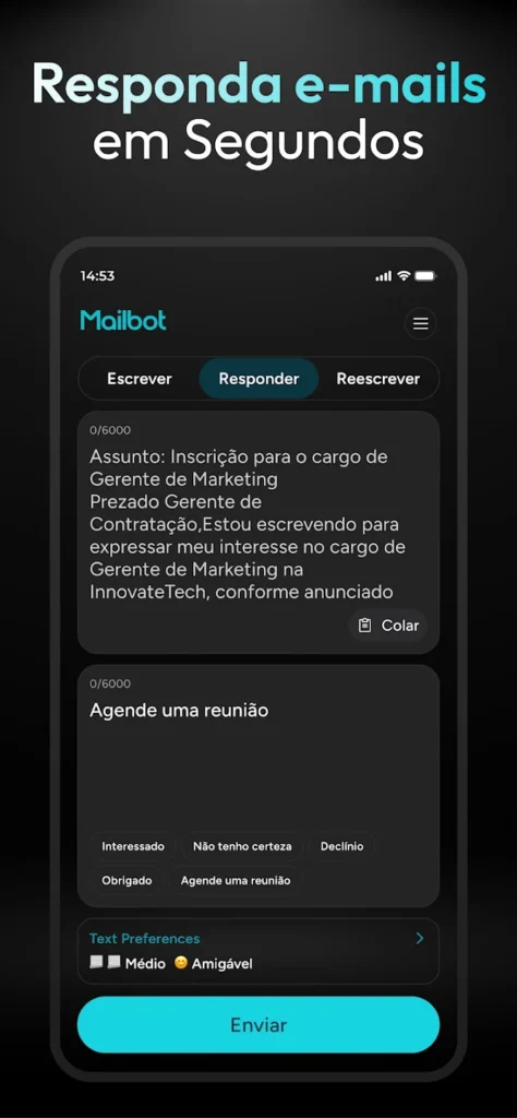 Mailbot AI Email Writer App Download