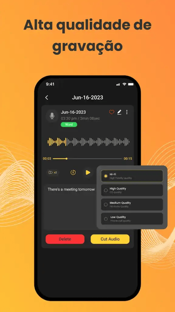 Gravador de Voz Gravar Áudio Mod Apk Download
