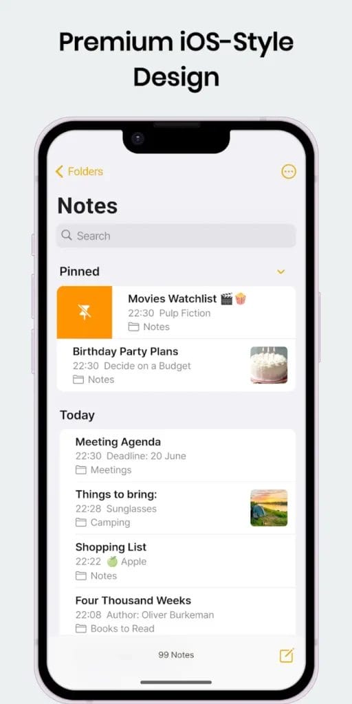 Notas Bloco de Notas iOS Apk Mod