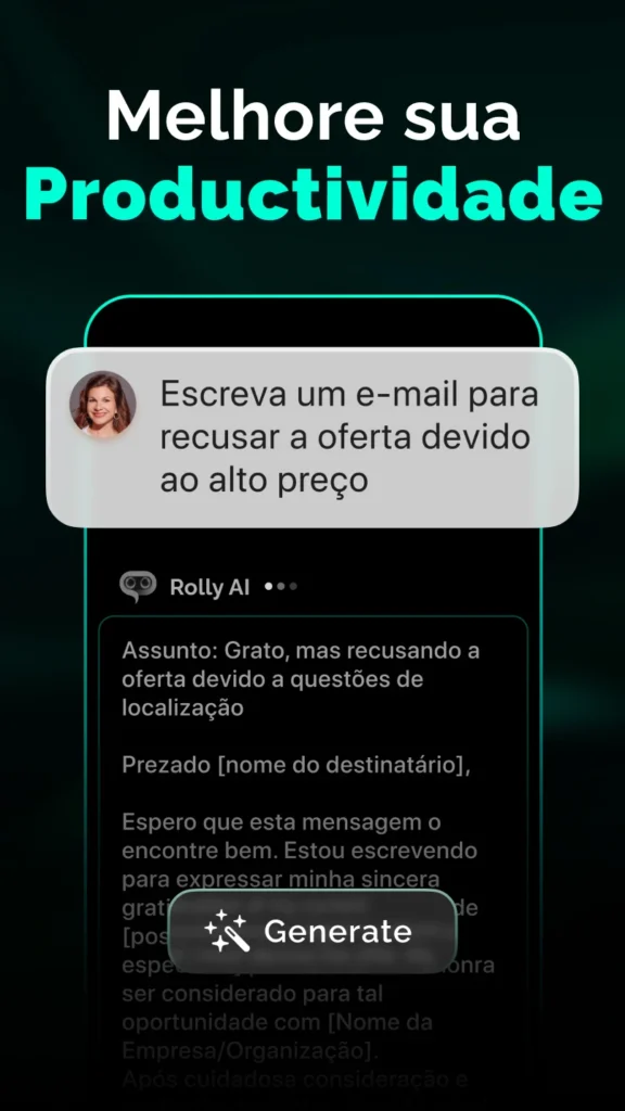 Rolly Chatbot & AI Generator Android