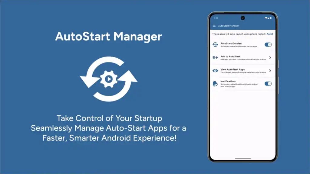 Autostart App Manager Mod