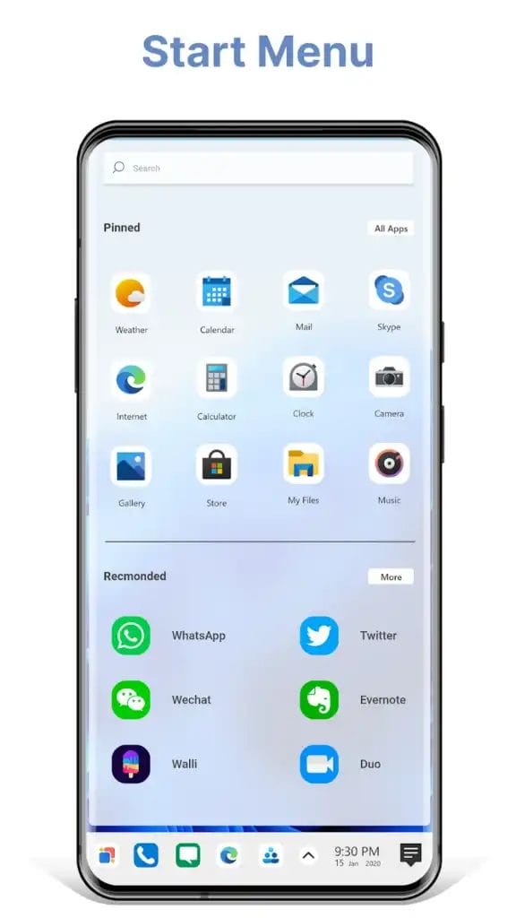 Win 12 Launcher Mod