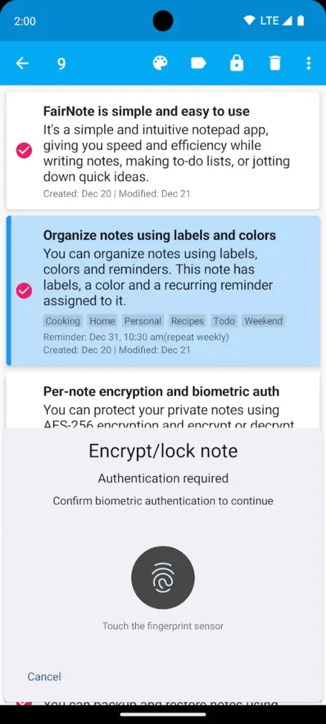 Fairnote App Download